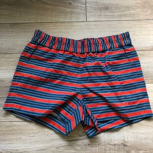 J. CREW Striped Seaside Shorts